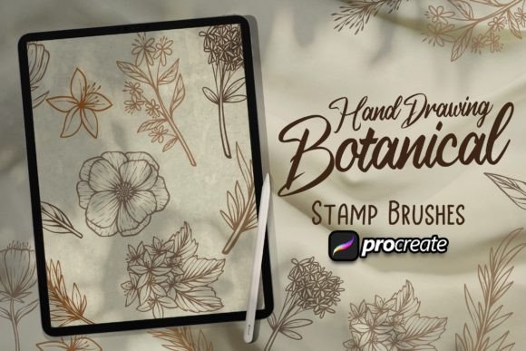 Download Hand Drawing Botanical Brush - Drawing Collection