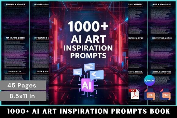 Download 📘1000+ AI Art Inspiration Prompts Book - Premium Bundle