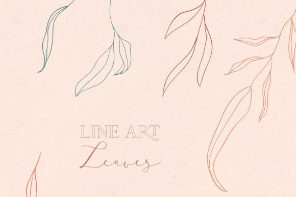Download Line Drawing Leaves Illustrations. Color - Drawing Collection
