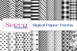 Download Seamless Black and White Basic Patterns - Pattern Collection