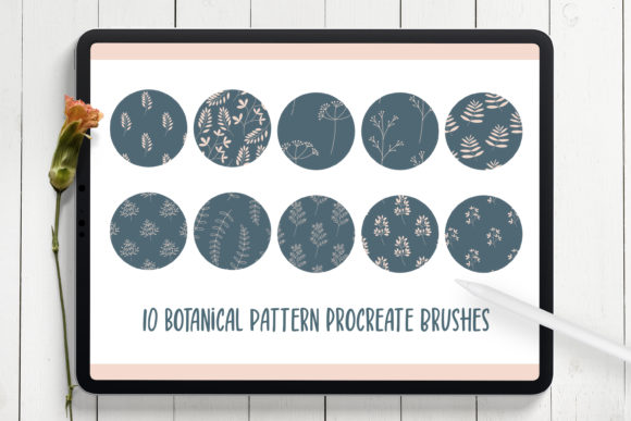 Download Botanical Pattern Procreate Brushes - Pattern Collection