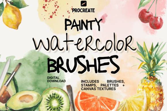 Download Watercolor Procreate Brush Set - Watercolor procreate Collection