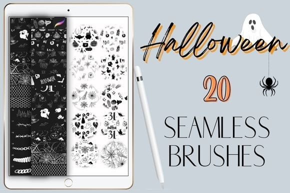 Download Procreate Halloween Seamless Pattern - Pattern Collection