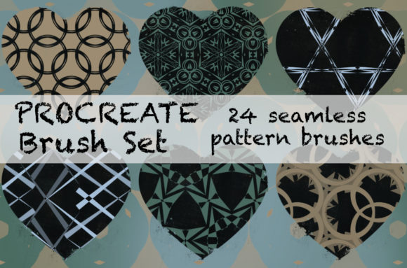 Download Procreate Brush Stamps Seamless Patterns - Pattern Collection