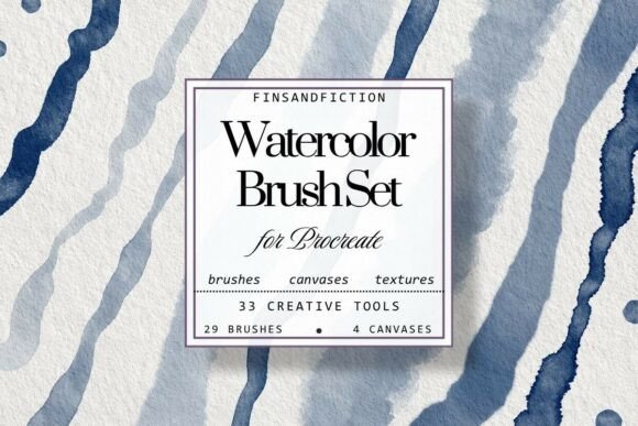 Download Wet Watercolor Procreate Brush Set - Watercolor procreate Collection