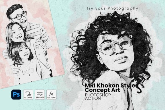 Download MRI Khokon Style Concept Art Effect - Premium Resources