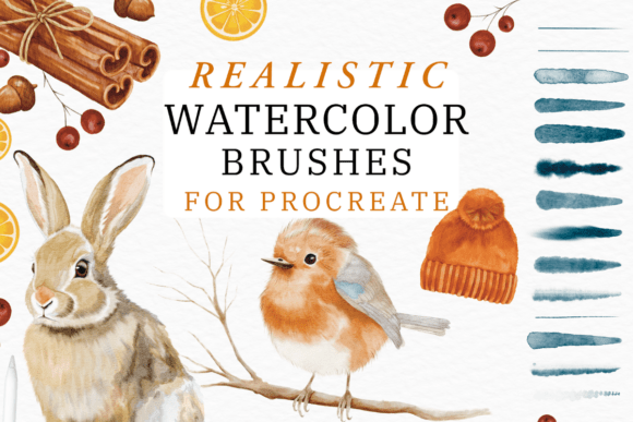 Download Realistic Watercolor Procreate Brushes - Watercolor procreate Collection
