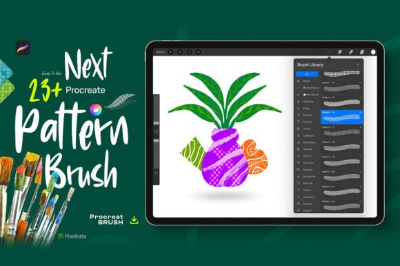 Download Next Pattern✦ Free Procreate Brushes Set - Pattern Collection