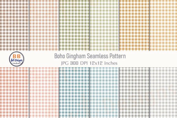 Download Boho Gingham Seamless Pattern Background - Pattern Collection