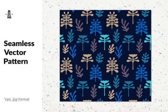 Download Hand Drawn Plants Seamless Pattern - Pattern Collection