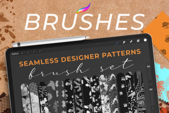 Download Seamless Pattern Brushes for Procreate - Pattern Collection