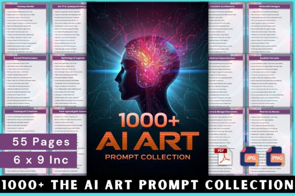 Download 🎨1000+ the AI Art Prompt Collection - Premium Resources