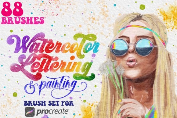 Download Realistic Watercolor Procreate Brushes - Watercolor procreate Collection