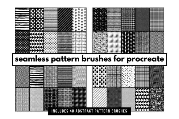 Download Seamless Pattern Brushes for Procreate - Pattern Collection