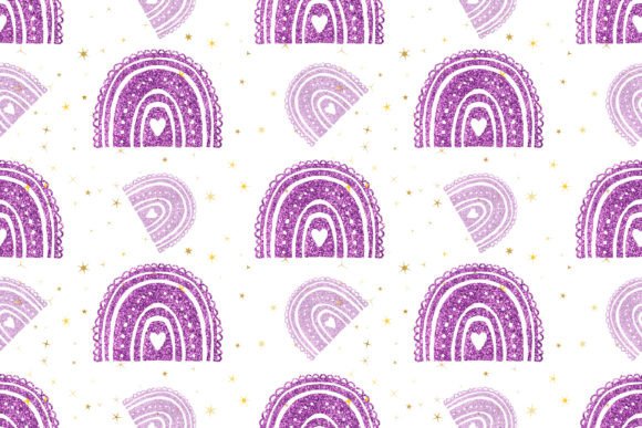 Download Boho Glitter Rainbow Pattern - Pattern Collection